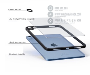 Ốp chống sốc iPad 10.9" 2022 (Gen 10) - LIKGUS viền màu